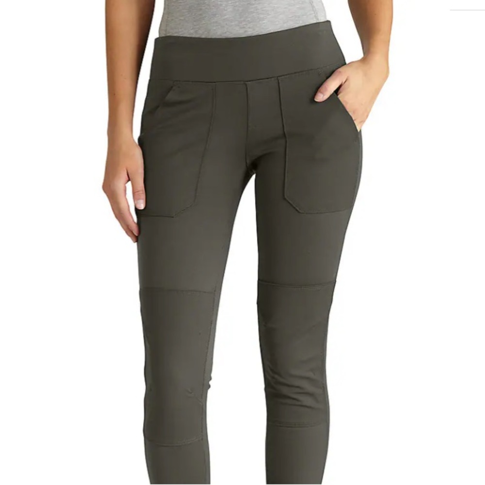 WOMEN'S CARHARTT FORCE® MIDWEIGHT POCKET LEGGING (size M) - oyster grey